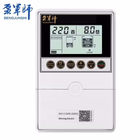 3HP Single Phase Simplex LCD Display Ship Water Pump Controller